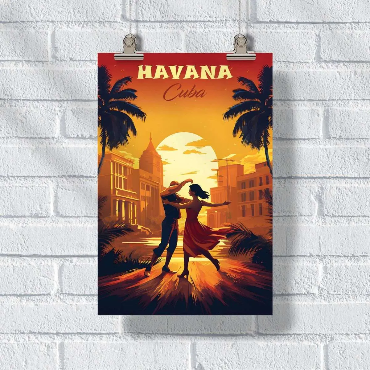 Havana Rumba Music And Dance Poster