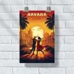 Havana Rumba Music And Dance Poster