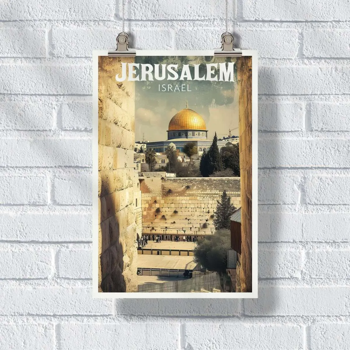 Jerusalem Dome Of The Rock Poster