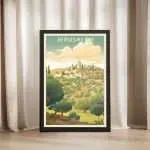 Jerusalem Garden Of Olives Framed Poster