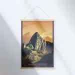 Machu Picchu Sunrise Hanger Poster