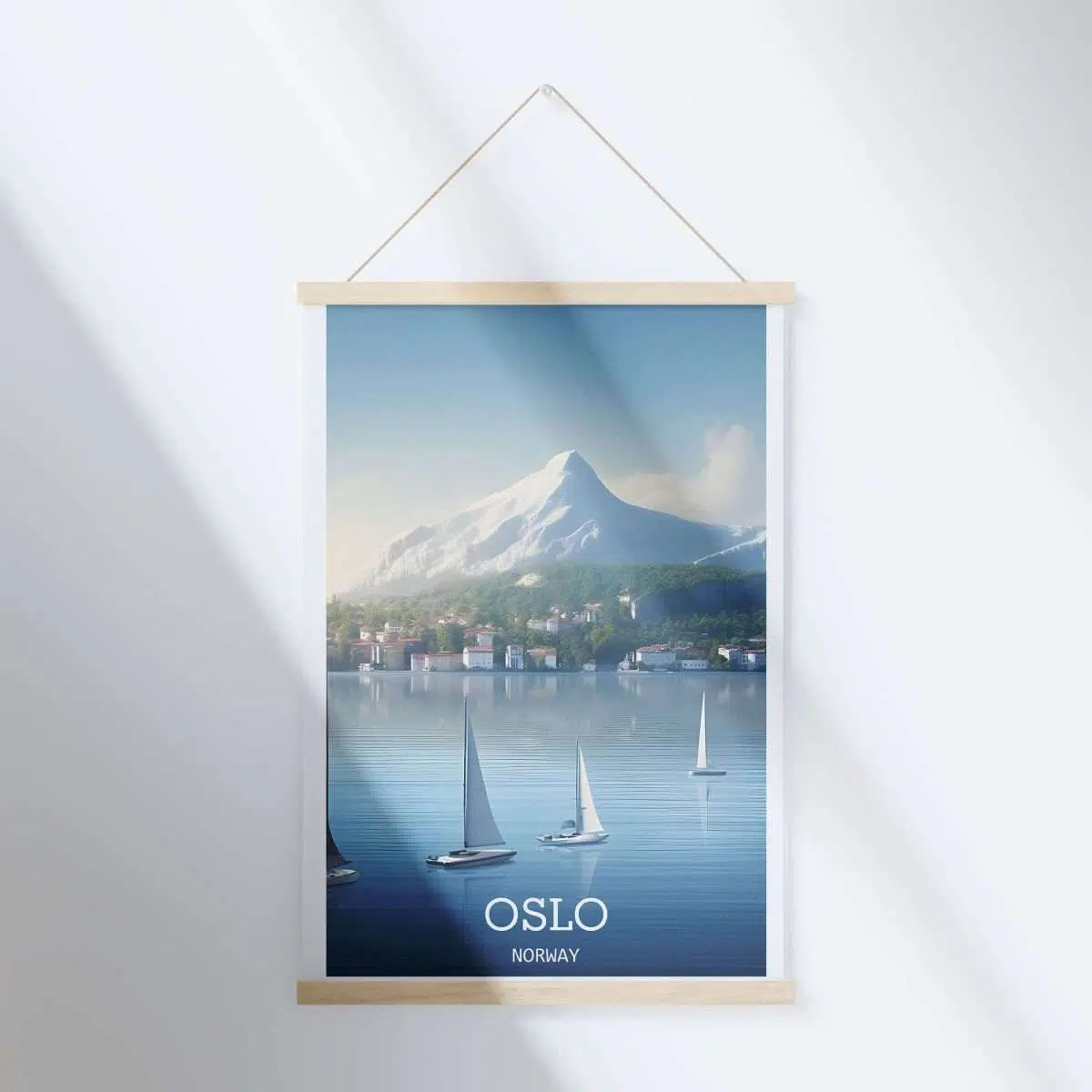 Oslo Fjord Elegance Hanger Poster