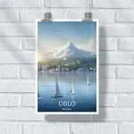 Oslo Fjord Elegance Poster