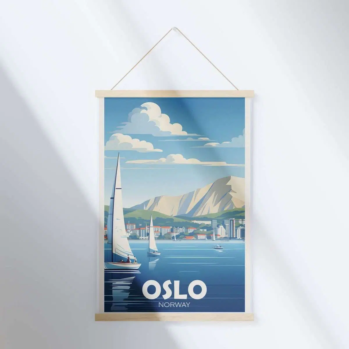 Oslo Maritime Majesty Hanger Poster