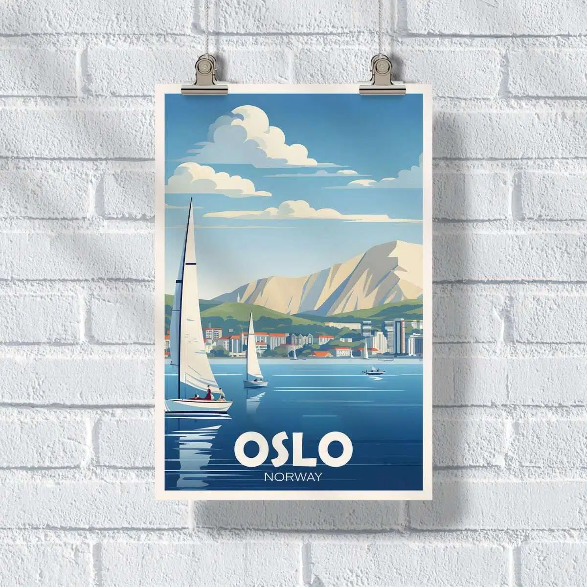 Oslo Maritime Majesty Poster