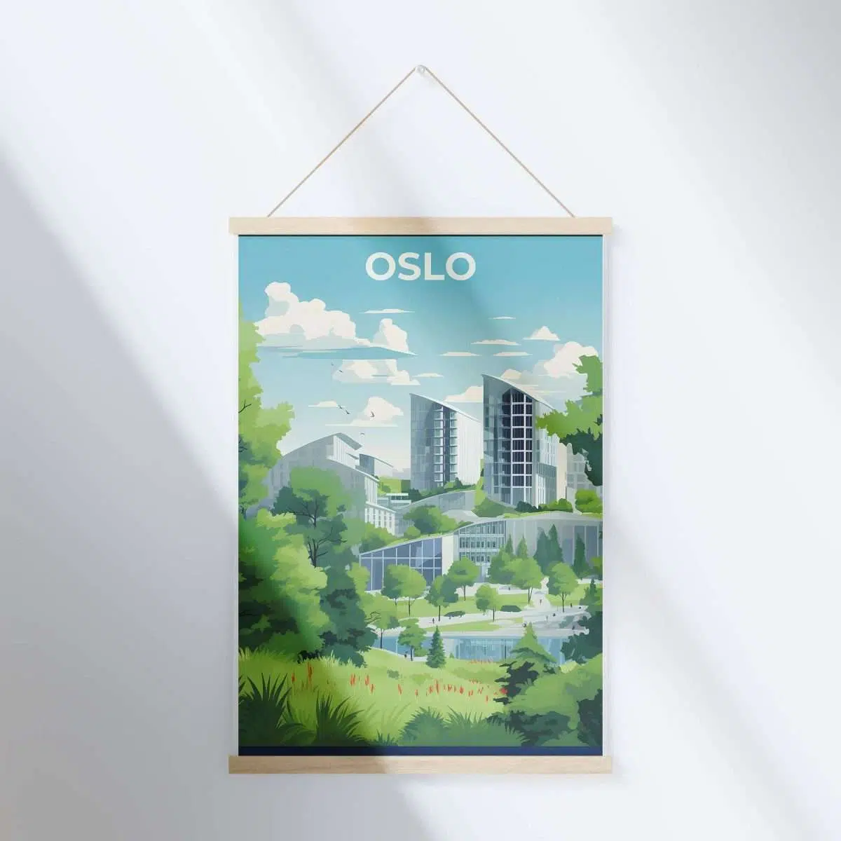 Oslo Urban Harmony Hanger Poster