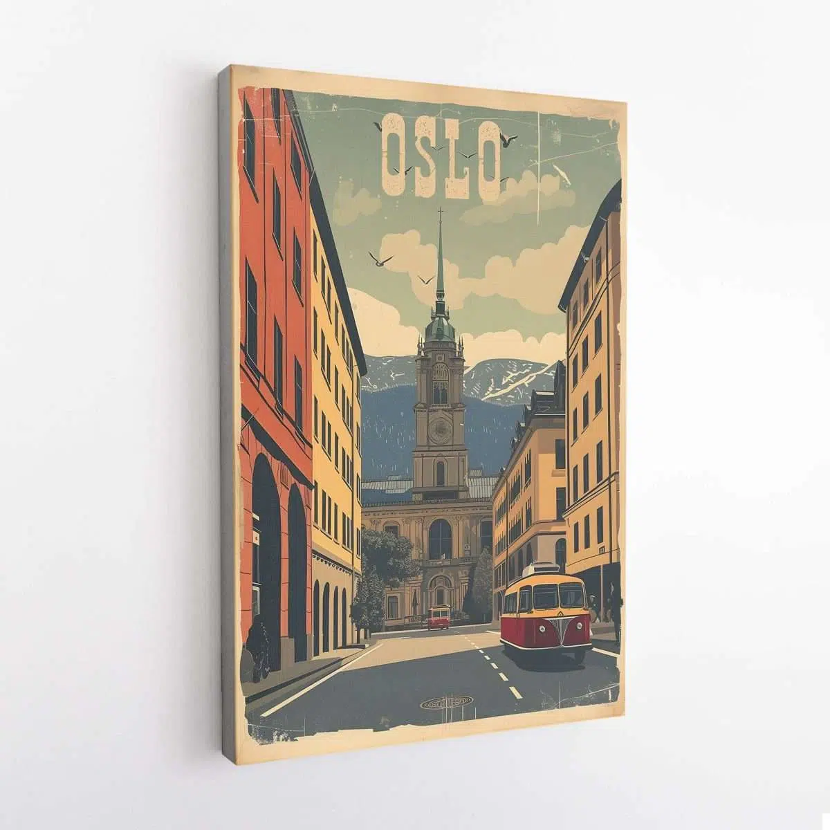 Oslo Vintage Explorer Canvas