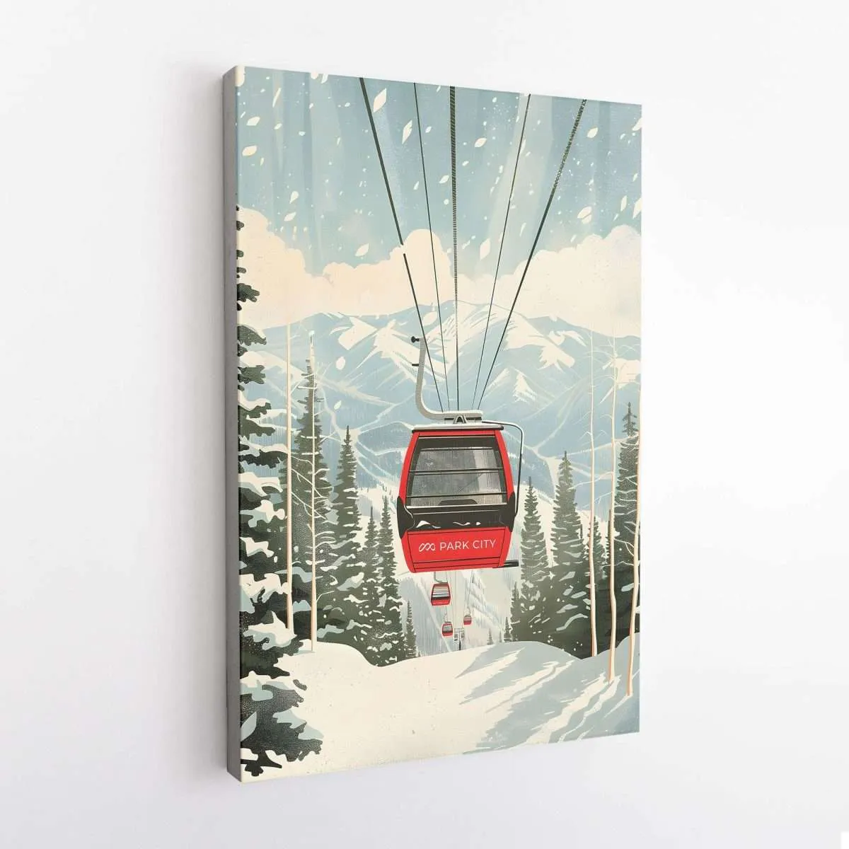 Park City Ski Lift Canvas