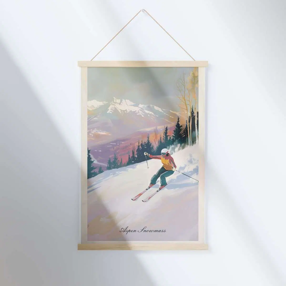 Aspen Snowmass Summit Serenity Hanger Poster