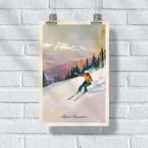 Aspen Snowmass Summit Serenity Poster