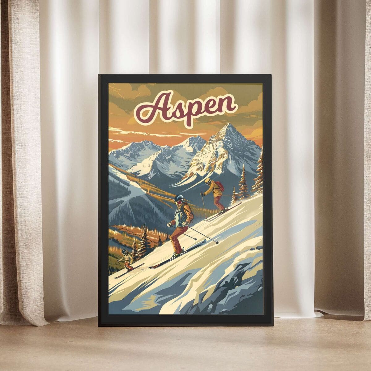 Aspen Snowmass Summit Splendor Framed Poster