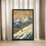 Aspen Snowmass Summit Splendor Framed Poster