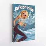 Jackson Hole Marilyn's Mountain Escape Canvas