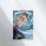 Jackson Hole Marilyn's Mountain Escape Hanger Poster