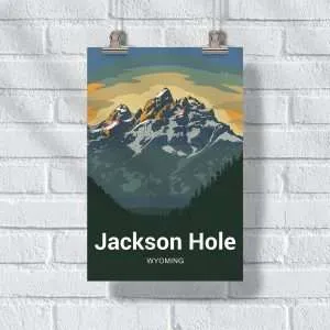 Jackson Hole Minimalist Summit Poster