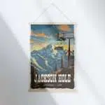 Jackson Hole Retro Hanger Poster