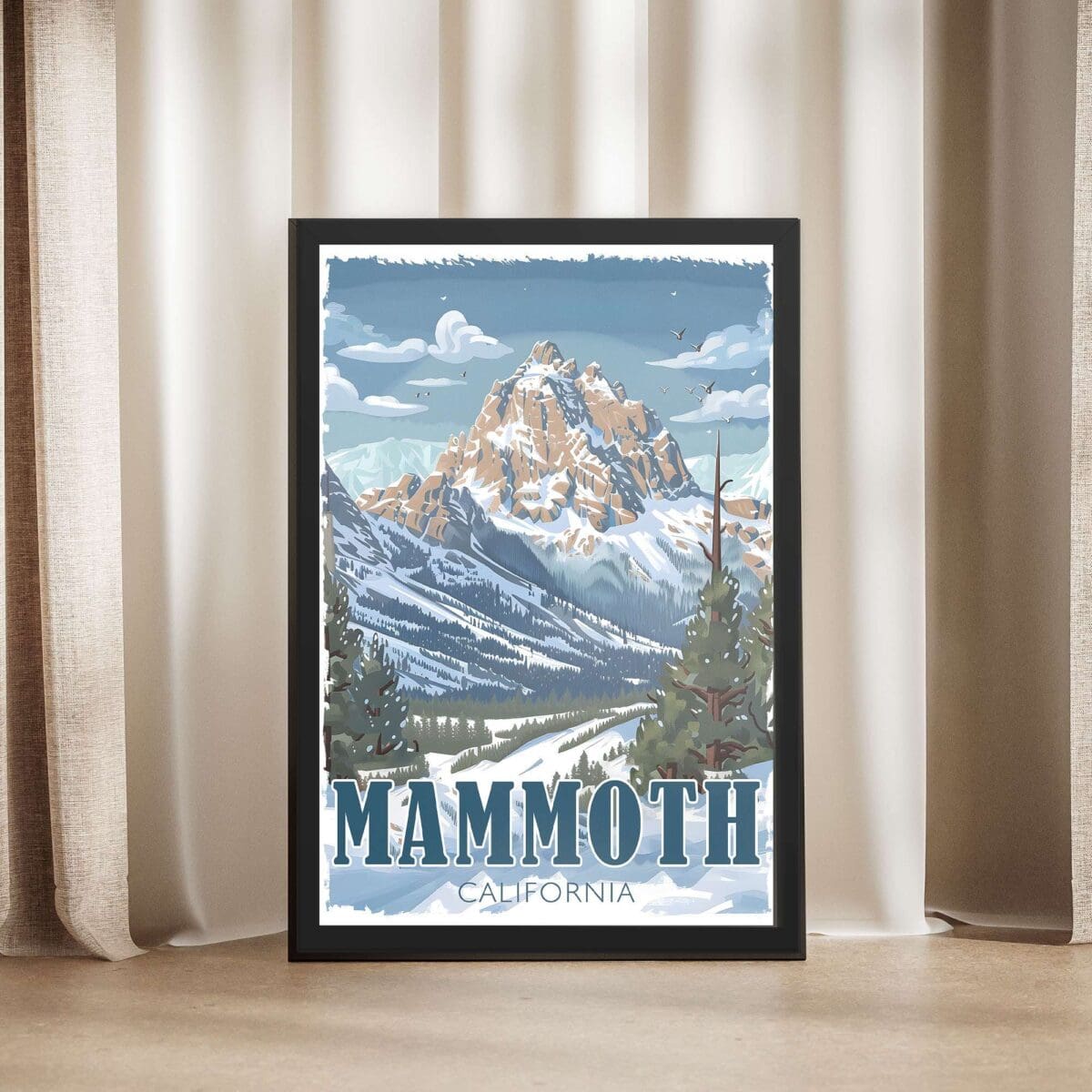 Mammoth Mountain Majesty Framed Poster