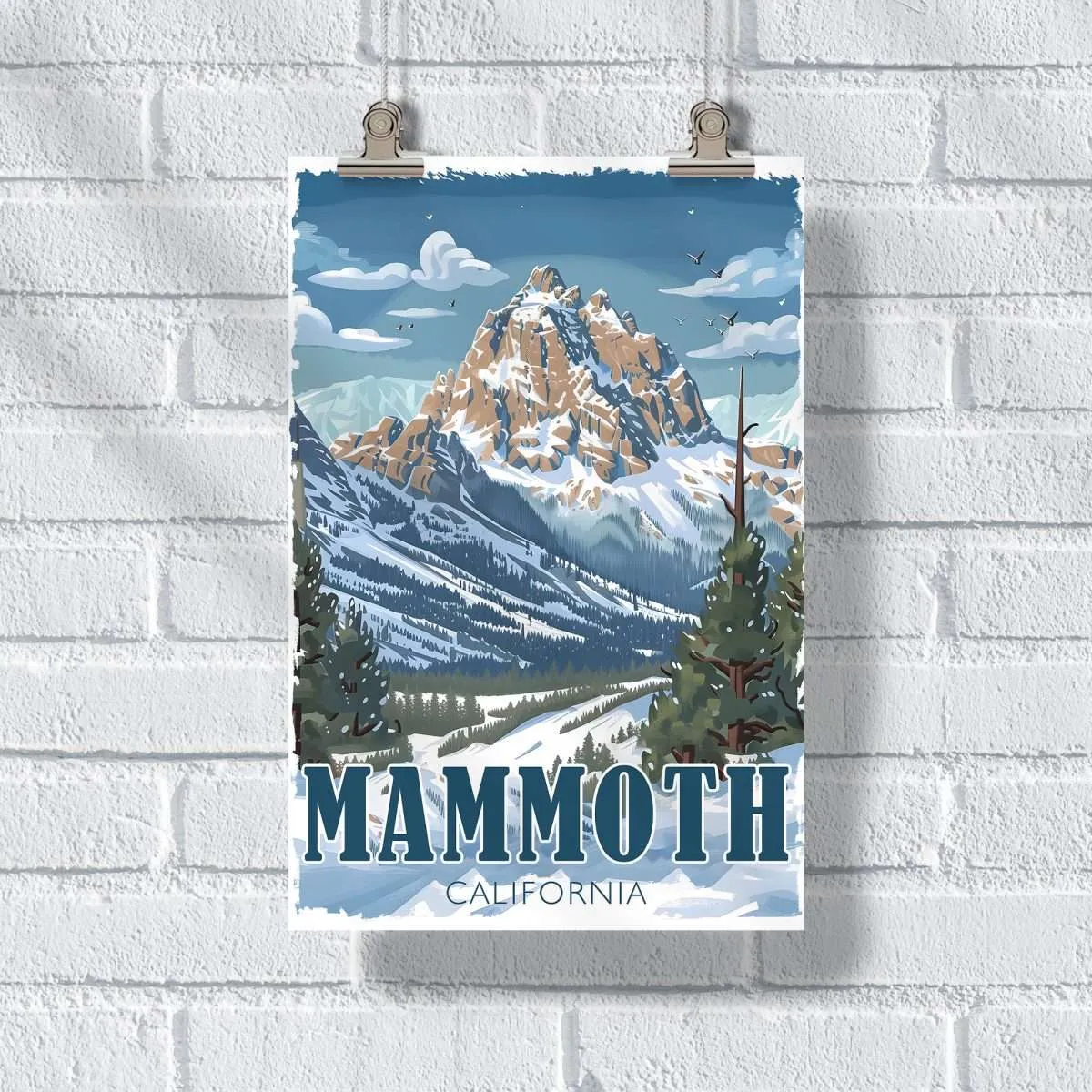 Mammoth Mountain Majesty Poster