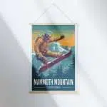 Mammoth Mountain Snowboarding Thrill Hanger Poster