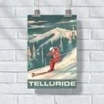 Telluride Graceful Descent Poster