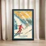 Telluride Powder Paradise Framed Poster