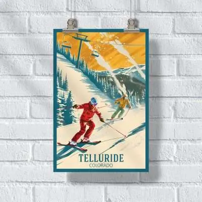 Telluride Powder Paradise Poster