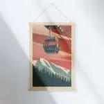 Telluride Ski Lift Hanger Poster