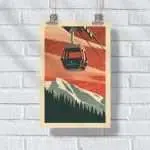 Telluride Ski Lift Poster