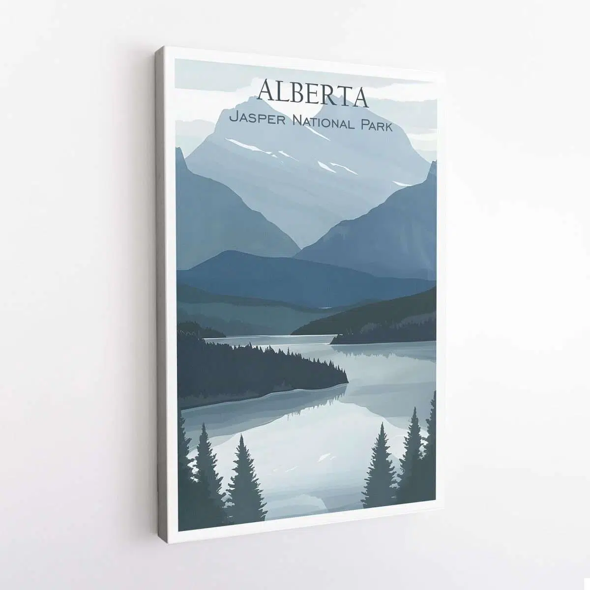 Alberta Minimalist Jasper Canvas UnitedWorldMemories