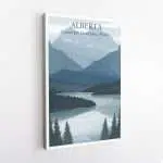 Alberta Minimalist Jasper Canvas UnitedWorldMemories