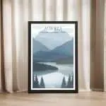 Alberta Minimalist Jasper Framed Poster UnitedWorldMemories