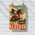 Alberta Retro Calgary Stampede Poster UnitedWorldMemories