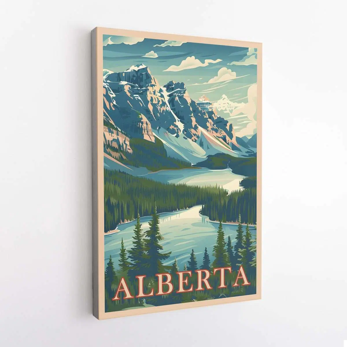 Alberta Vintage Banff Canvas UnitedWorldMemories