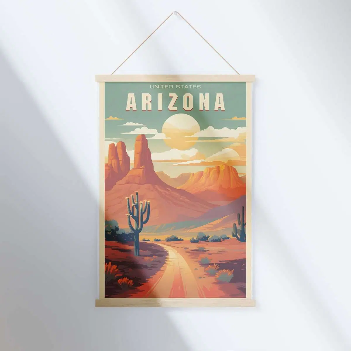 Arizona Desert Hanger Poster UnitedWorldMemories