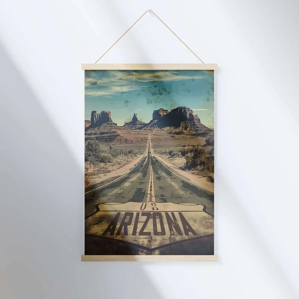 Arizona Vintage Route 66 Hanger Poster UnitedWorldMemories