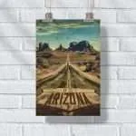 Arizona Vintage Route 66 Poster UnitedWorldMemories