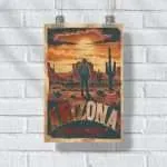 Arizona Vintage Wild West Poster UnitedWorldMemories