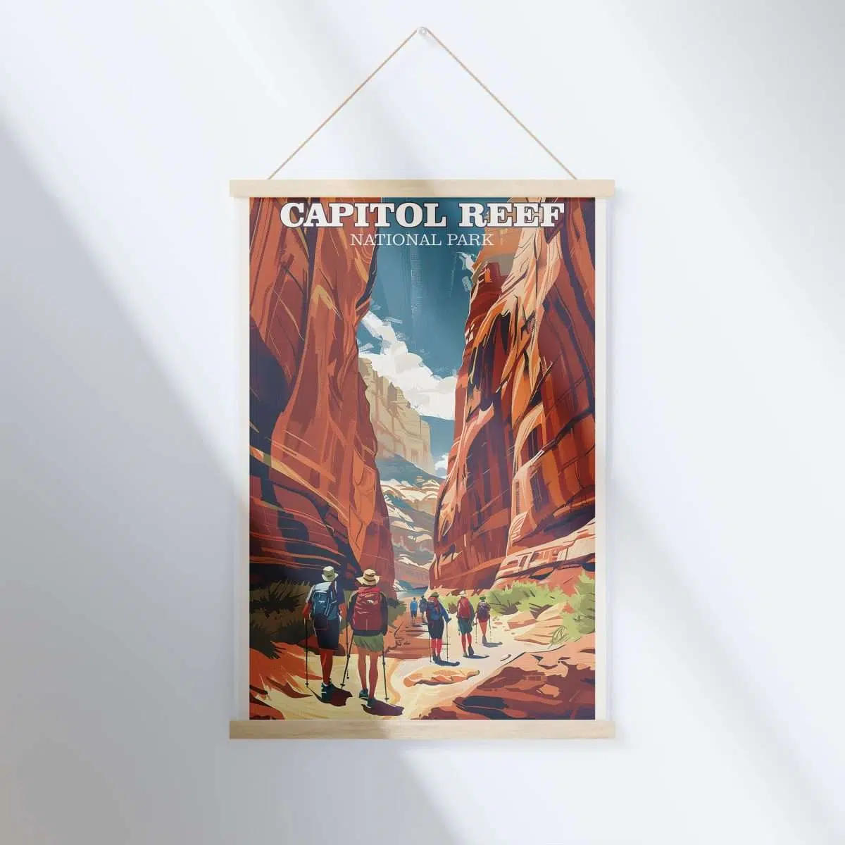 Capitol Reef National Park Adventure Hanger Poster UnitedWorldMemories