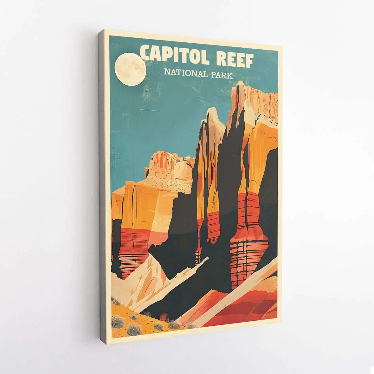 Capitol Reef National Park Modern Vibes Canvas UnitedWorldMemories