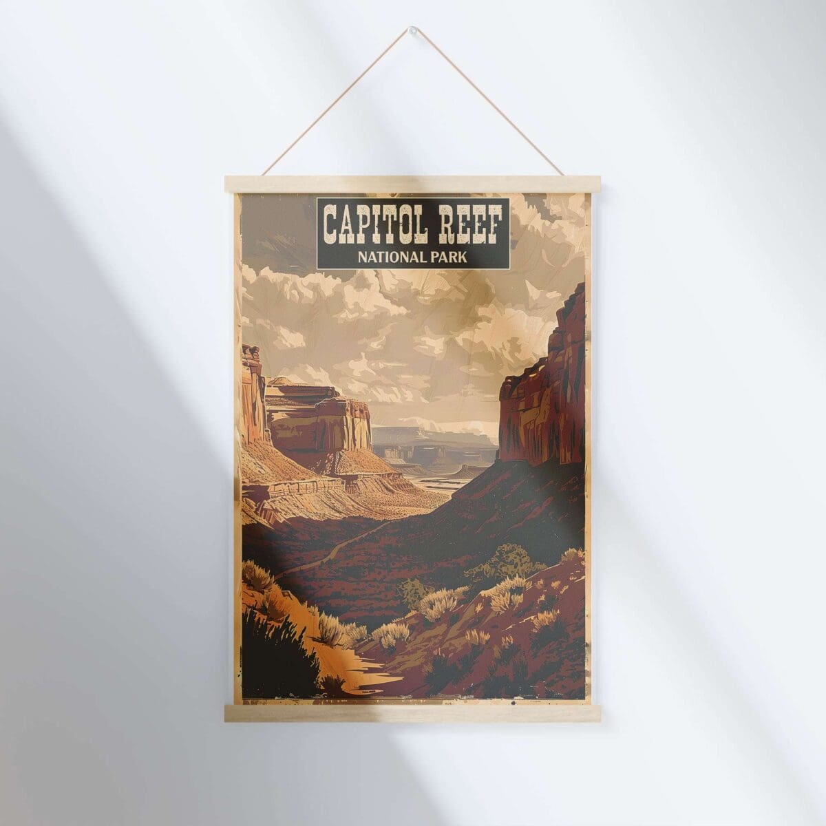 Capitol Reef National Park Timeless Beauty Hanger Poster UnitedWorldMemories