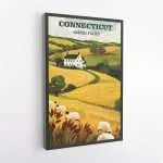 Connecticut Farmhouse Serenity Canvas UnitedWorldMemories