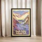 Death Valley National Park Artist's Palette Adventure Framed Poster UnitedWorldMemories