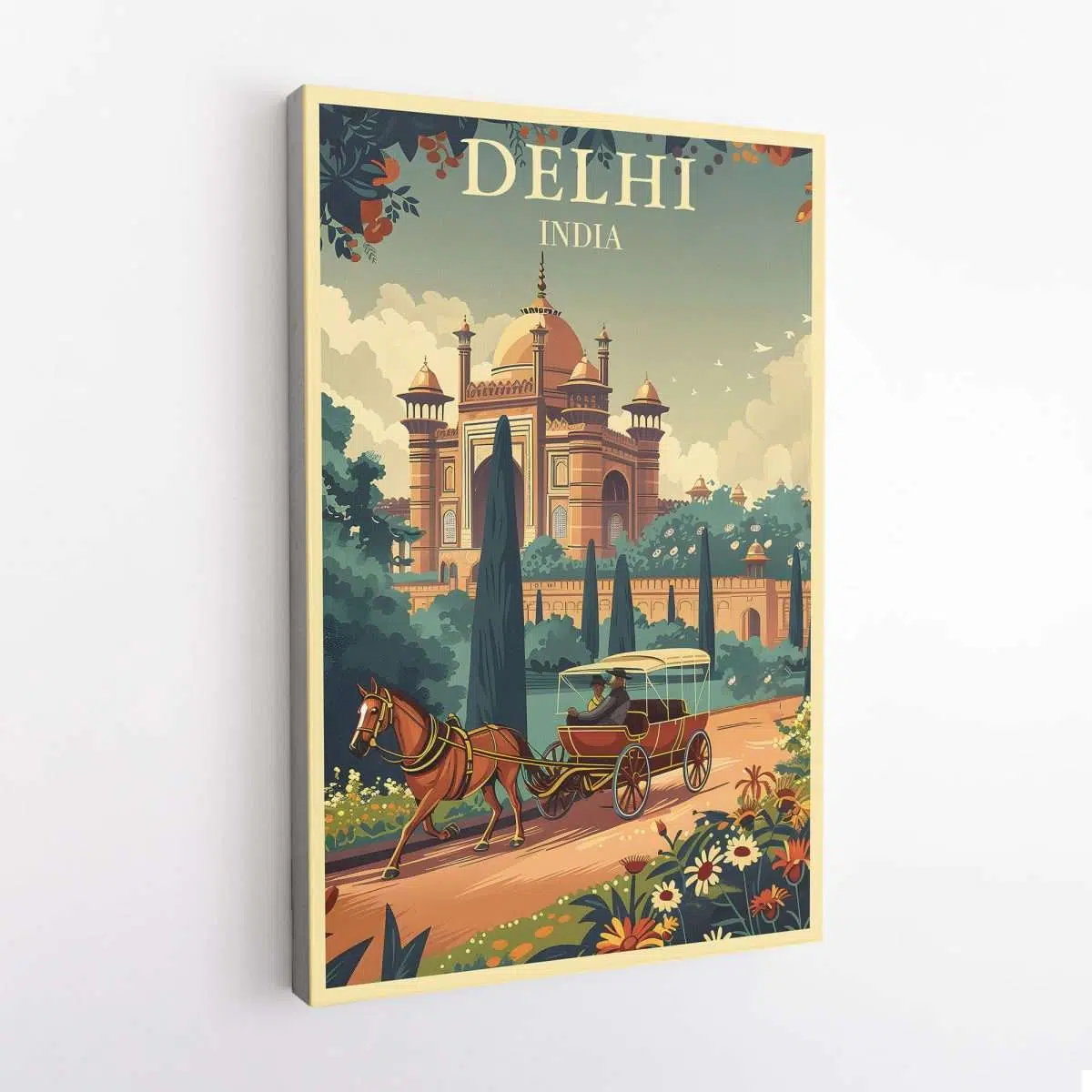 Delhi Raj Era Romance Canvas UnitedWorldMemories