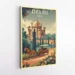 Delhi Raj Era Romance Canvas UnitedWorldMemories