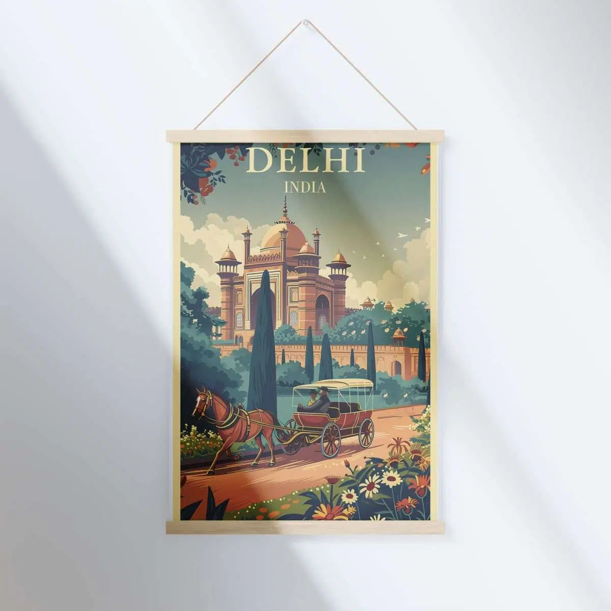 Delhi Raj Era Romance Hanger Poster UnitedWorldMemories