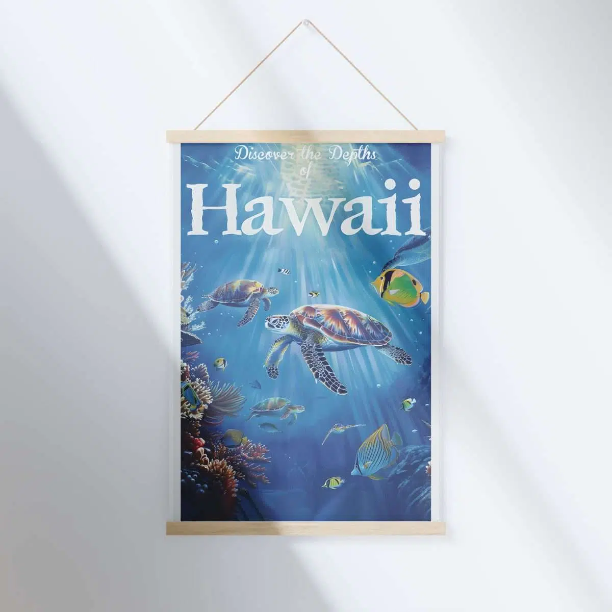 Discover The Depths Of Hawaii Hanger Poster UnitedWorldMemories