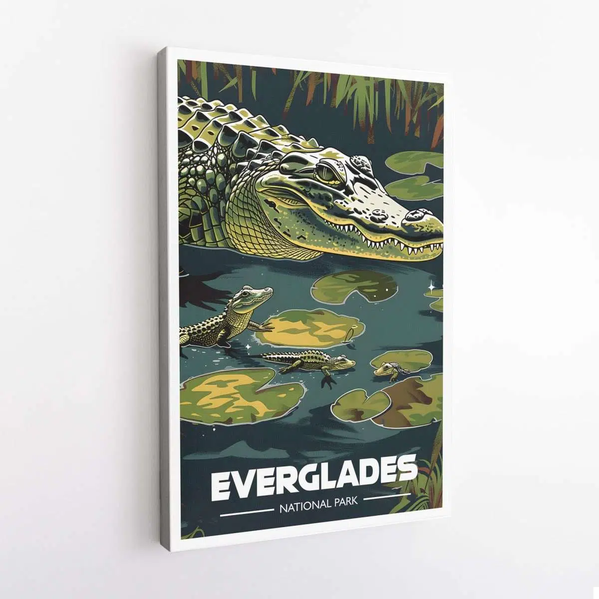 Everglades National Park Gator Guardians Canvas UnitedWorldMemories