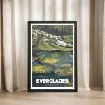 Everglades National Park Gator Guardians Framed Poster UnitedWorldMemories