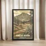 Great Basin National Park Timeless Beauty Framed Poster UnitedWorldMemories