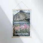 Great Basin National Park Watercolor Serenity Hanger Poster UnitedWorldMemories